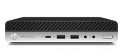 HP ProDesk 600 G3 - mini desktop - Core i3 7100T 3.4 GHz - 4 GB - HDD 500 GB 1CB70EA-R