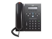 Cisco Unified IP Phone 6921 Standard - VoIP phone - SCCP, SIP, SRTP - 2 lines - charcoal CP-6921-C-K9-NB