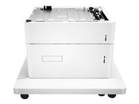 HP Paper Feeder and Stand - printer base with media feeder - 2550 sheets P1B12A
