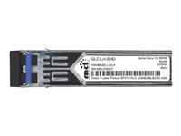 Cisco - SFP (mini-GBIC) transceiver module - 1GbE - 1000Base-LX, 1000Base-LH - LC/PC single-mode - up to 10 km - 1310 nm - for Cisco 4451; Catalyst ESS9300; Integrated Services Router 11XX; Nexus 93180, 93XX; UCS 62XX GLC-LH-SMD-REF