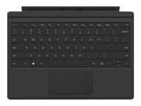 Microsoft Surface Pro Type Cover (M1725) - Keyboard - with trackpad, accelerometer - Swiss/Luxembourgish - black - commercial - for Surface Pro (Mid 2017), Pro 3, Pro 4, Pro 6, Pro 7, Pro 7+ FMN-00008