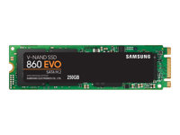 Samsung 860 EVO MZ-N6E250BW - SSD - encrypted - 250 GB - internal - M.2 2280 - SATA 6Gb/s - buffer: 512 MB - 256-bit AES - TCG Opal Encryption 2.0 MZ-N6E250BW