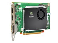 NVIDIA Quadro FX 580 - Graphics card - Quadro FX 580 - 512 MB GDDR3 - PCIe x16 - DVI, 2 x DisplayPort - for Workstation xw9400, z400, z600, z800 FY945ET-D1