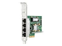 HPE 331T - Network adapter - PCIe 2.0 x4 low profile - Gigabit Ethernet x 4 - for ProLiant DL360 Gen10, DL388p Gen8 647594-B21-REF