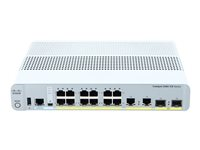 Cisco Catalyst 3560CX-12TC-S - Switch - Managed - 12 x 10/100/1000 + 2 x combo Gigabit SFP - desktop, rack-mountable, DIN rail mountable, wall-mountable WS-C3560CX-12TC-S