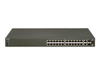 Avaya Ethernet Routing Switch 4526T - Switch - Managed - 24 x 10/100 + 2 x combo Gigabit SFP - desktop AL4500A03-E6-REF