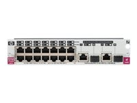 HPE - Expansion module - Gigabit Ethernet x 16 - for HPE Switch 5304XL-32, Switch 5308, Switch 5348, Switch 5372, Wireless Access Point 520 J4907A-REF