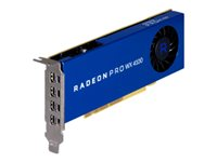 AMD Radeon Pro WX 4100 - Graphics card - Radeon Pro WX 4100 - 4 GB GDDR5 - PCIe 3.0 x16 low profile - 4 x Mini DisplayPort - for Workstation Z2 G4 (MT, SFF), Z240, Z4 G4, Z6 G4, Z8 G4 Z0B15AA