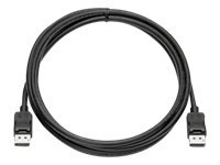 HP DisplayPort Cable Kit - DisplayPort cable - DisplayPort (M) to DisplayPort (M) - 2 m - remarketed - for Elite t655; Presence Small Space Solution with Zoom Rooms; Pro t550 VN567AAR_G