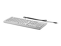 HP - Keyboard - USB - German - grey B6B64AA#ABD