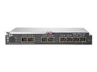 HPE Virtual Connect FlexFabric 10Gb/24-Port Module - Switch - 16 x 10Gb Ethernet (backplane) + 4 x 10Gb Ethernet/8Gb Fibre Channel SFP+ + 4 x 10Gb Ethernet SFP+ - plug-in module - for BLc3000 Enclosure; Integrity BL860c i4; ProLiant BL2x220c G6, BL465c G6, BL495c G6 571956-B21-B
