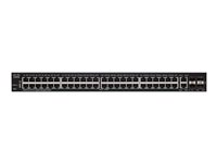 Cisco Small Business SG350-52 - Switch - L3 - Managed - 48 x 10/100/1000 + 2 x combo Gigabit SFP + 2 x Gigabit SFP - rack-mountable SG350-52-K9-EU