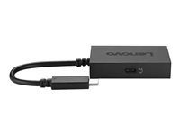 Lenovo USB C to VGA Plus Power Adapter - external video adapter 4X90K86568