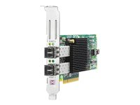 HPE 82E - Host bus adapter - PCIe 2.0 x4 / PCIe x8 low profile - 8Gb Fibre Channel x 2 - for ProLiant DL120 G7, DL165 G7, DL360 G7, DL360p Gen8, DL380 G6, DL380 G7, DL580 G5 AJ763A-REF