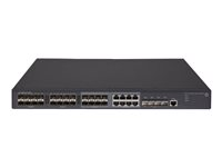 HPE 5130-24G-SFP-4SFP+ EI - Switch - L3 - Managed - 24 x Gigabit SFP + 8 x shared 10/100/1000 + 4 x 10 Gigabit Ethernet / 1 Gigabit Ethernet SFP+ - rack-mountable JG933A