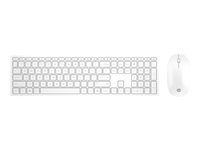 HP Pavilion 800 - Keyboard and mouse set - wireless - Swedish - white - for Pavilion 24, 27, 590, 595, TP01 4CF00AA#ABS