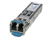 Cisco - SFP (mini-GBIC) transceiver module - 1GbE - 1000Base-LX, 1000Base-LH - LC/PC single-mode - up to 10 km - 1310 nm - for Cisco 38XX; ASA 55XX; Catalyst ESS9300; Integrated Services Router 11XX GLC-LH-SM=-REF
