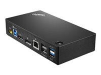 Lenovo ThinkPad USB 3.0 Ultra Dock - Docking station - USB - 1GbE - 45 Watt - Europe 40A80045EU