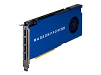 AMD Radeon Pro WX 7100 - Graphics card - Radeon Pro WX 7100 - 8 GB GDDR5 - PCIe 3.0 x16 - 4 x DisplayPort - for Workstation Z240 (400 Watt), Z2 G4 (MT, 500 Watt, 650 Watt), Z4 G4 (1000 Watt, 750 Watt), Z440 (700 Watt), Z6 G4, Z8 G4 Z0B14AA-D1