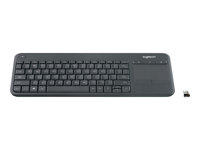 Logitech K400 - Keyboard - with touchpad - wireless - 2.4 GHz - English 920-008362