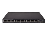 HPE 5130-48G-PoE+-4SFP+ EI - Switch - L3 - Managed - 48 x 10/100/1000 + 4 x 10 Gigabit Ethernet / 1 Gigabit Ethernet SFP+ - rack-mountable - PoE+ (370 W) JG937A