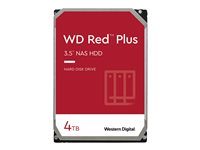 WD Red Plus WD40EFRX - Hard drive - 4 TB - internal - 3.5" - SATA 6Gb/s - buffer: 64 MB - for My Cloud EX2; EX4 WD40EFRX