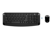 HP 300 - Keyboard and mouse set - wireless - English - for HP 20, 22, 24, 27, 460; Pavilion 24, 27, 590, 595, TP01; Pavilion Laptop 14, 15 3ML04AA#ABB