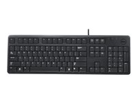 Dell KB212-B QuietKey - Keyboard - USB - QWERTY - Danish - black 580-17614-NB
