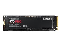 Samsung 970 PRO MZ-V7P512BW - SSD - encrypted - 512 GB - internal - M.2 2280 - PCIe 3.0 x4 (NVMe) - 256-bit AES - TCG Opal Encryption 2.0 MZ-V7P512BW