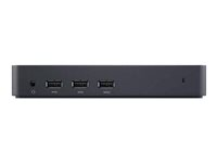 Dell D3100 - Docking station - USB - 2 x HDMI, DP - GigE - for Inspiron 15, 17 77XX, 5458, 55XX, 5759; Latitude E5570; XPS 12 9250, 13 9350, 15 9550 452-BBOO-REF