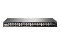 HPE Aruba 2930F 48G 4SFP+ - Switch - L3 - Managed - 48 x 10/100/1000 + 4 x 1 Gigabit / 10 Gigabit SFP+ (uplink) - rack-mountable JL254A