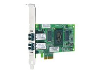HPE StorageWorks FC1242SR - Host bus adapter - PCIe - 4Gb Fibre Channel x 2 - for Modular Smart Array P2000 3.5-in, P2000 G3; ProLiant DL165 G7, DL360 G7, DL380 G6 AE312A-REF