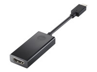 HP - external video adapter - black N9K77AA-D2