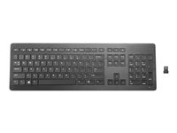 HP Premium - Keyboard - wireless - 2.4 GHz - UK - anodised aluminium trimmed - for EliteBook 835 G9, 845 G8, 845 G9, 865 G9; EliteBook x360; Pro Mobile Thin Client mt440 G3 Z9N41AA#ABU-D1