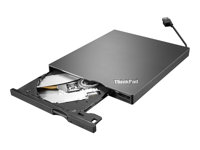 Lenovo ThinkPad UltraSlim USB DVD Burner - Disk drive - DVD±RW (±R DL) / DVD-RAM - SuperSpeed USB 3.0 - external - CRU 4XA0E97775-NB