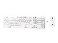 HP C6400 - Keyboard and mouse set - wireless - 2.4 GHz - Pan Nordic - for Slate 21-k100, 21-s100; Spectre x2; x360 Laptop; Stream x360 Laptop; x2 F2D48AA#UUW