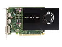 NVIDIA Quadro K2200 - Graphics card - Quadro K2200 - 4 GB GDDR5 - PCIe 2.0 x16 - DVI, 2 x DisplayPort - promo - for Workstation Z240 (MT, tower), Z440, Z640, Z840 J3G88AT