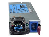 HPE Common Slot Platinum Power Supply Kit - Power supply - hot-plug (plug-in module) - AC 100-240 V - 460 Watt 593188-B21-REF
