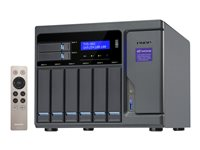 QNAP TVS-882T - NAS server - 8 bays - SATA 6Gb/s - RAID RAID 0, 1, 5, 6, 10, JBOD - RAM 16 GB - 10 Gigabit Ethernet - iSCSI support TVS-882T-I5-16G-NB
