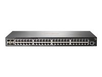 HPE Aruba 2540 48G 4SFP+ - Switch - Managed - 48 x 10/100/1000 + 4 x 10 Gigabit Ethernet / 1 Gigabit Ethernet SFP+ - desktop, rack-mountable, wall-mountable JL355A