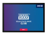 GOODRAM CL100 Gen.2 - SSD - 240 GB - internal - 2.5" - SATA 6Gb/s SSDPR-CL100-240-G2