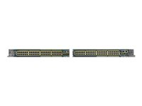 Cisco Catalyst 2960-48PST-L - Switch - Managed - 48 x 10/100 (PoE) + 2 x SFP + 2 x 10/100/1000 - rack-mountable - PoE WS-C2960-48PST-L-NB