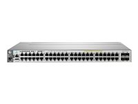 HPE Aruba 3800-48G-PoE+-4SFP+ - Switch - L3 - Managed - 48 x 10/100/1000 (PoE) + 4 x 10 Gigabit Ethernet / 1 Gigabit Ethernet SFP+ - rack-mountable - PoE J9574A-REF