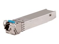 HPE X120 - SFP (mini-GBIC) transceiver module - 1GbE - 1000Base-LX - LC - for HP 3100; HPE 12504, 3600, 5500, 7506; FlexFabric 1.92, 11908, 12902; FlexNetwork MSR3048 JD119BR