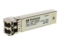 HPE - SFP+ transceiver module - 10GbE - 10GBase-LRM - LC multi-mode - up to 220 m - 1310 nm - for HP SFP+ zl Module Rack Shippable; HPE 6120, 6600, SFP+ zl; HPE Aruba 5406 J9152A-REF