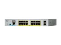 Cisco Catalyst 2960L-16TS-LL - Switch - Managed - 16 x 10/100/1000 + 2 x Gigabit SFP (uplink) - desktop, rack-mountable WS-C2960L-16TS-LL