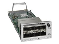 Cisco - Expansion module - 10 Gigabit SFP+ / SFP (mini-GBIC) x 8 - refurbished - for Catalyst 3850-12X48U-E, 3850-12X48U-S, 3850-24XS-E, 3850-24XS-S, 3850-24XU-E, 3850-24XU-S C3850-NM-8-10G-RF