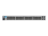 HPE 2610-48 Switch - Switch - Managed - 48 x 10/100 + 2 x SFP + 2 x 10/100/1000 - rack-mountable J9088A-REF