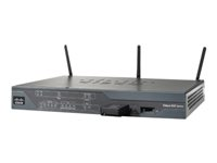 Cisco 881 Ethernet Security - - wireless router - 4-port switch - Wi-Fi - 2.4 GHz C881W-E-K9-REF