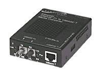 Transition Networks - Fibre media converter - 100Mb LAN - 100Base-FX, 100Base-TX - RJ-45 / ST multi-mode - up to 2 km - 1300 nm E-100BTX-FX-05